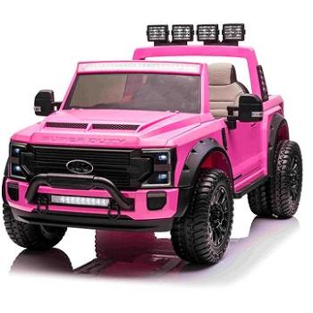 Elektrické autíčko Ford Super Duty 24 V, ružové (8586019943269)