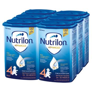 NUTRILON 4 Advanced Pokračovacie batoľacie mlieko od 24 - 36 mesiacov 6 x 800 g