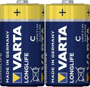 Varta LONGLIFE C Bli 2 batéria typu C  alkalicko-mangánová 7600 mAh 1.5 V 2 ks