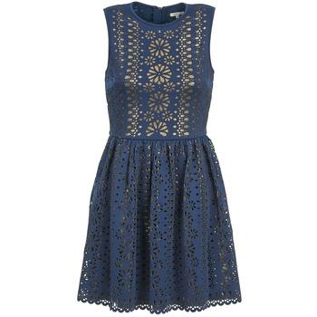Manoush  Krátke šaty NEOPRENE  Modrá