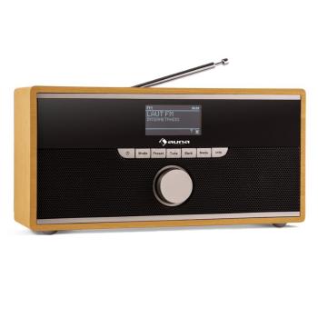 Auna Weimar DAB-rádio, internetové rádio, bluetooth, DAB+, FM, budík, prenosné