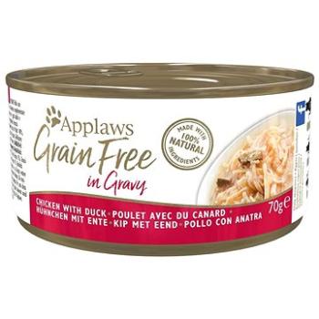 Applaws konzerva Grain Free Kurča s kačicou v omáčke 6× 70 g (5060481897525)