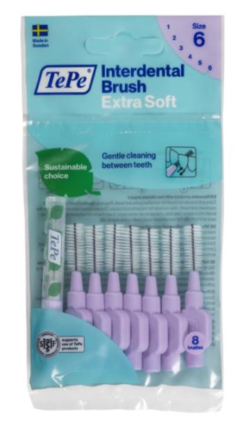 TePe Extra Soft 1,10 medzizubné kefky 8 ks