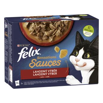 FELIX Sensations Sauces Multipack 6(12x85g) hovädzie/jahňacie/morka/kačica och. om.