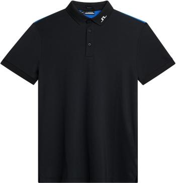 J.Lindeberg Jeff Reg Fit Black 2XL Polo košeľa