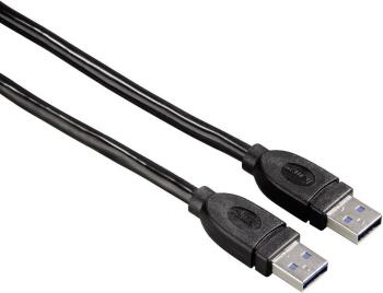 Hama #####USB-Kabel #####USB 3.2 Gen1 (USB 3.0 / USB 3.1 Gen1) #####USB-A Stecker, #####USB-A Stecker 1.80 m čierna pozl