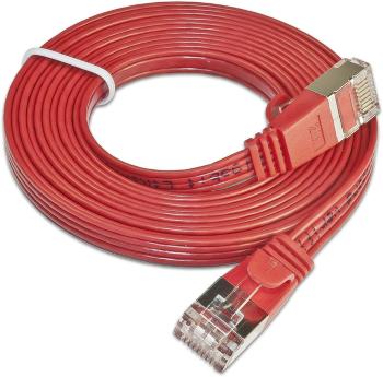 Slim Wirewin PKW-STP-SLIM-KAT6 2.0 RT RJ45 sieťové káble, prepojovacie káble CAT 6 U/FTP 2.00 m červená plochý 1 ks