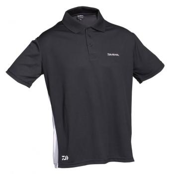 Daiwa polotričko d-vec poloshirt black - xl