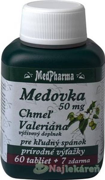 MedPharma MEDOVKA 50MG + CHMEĽ + VALERIÁNA, 67 ks