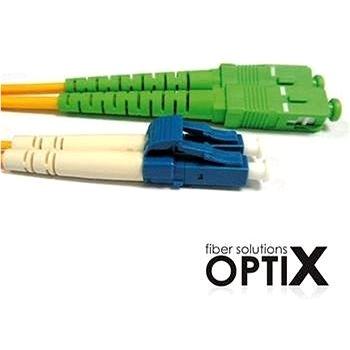 OPTIX SC/APC-LC optický patch cord 09/125 3 m G657A (1457)
