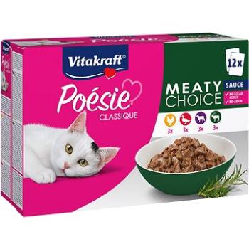 Vitakraft Cat mokré krmivo Poésie® Classique meaty multipack mäsový mix v omáčke 12× 85 g (4008239585561)