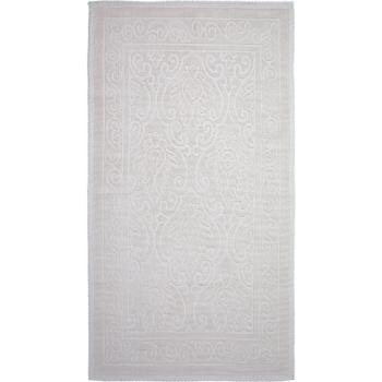 Krémovobiely bavlnený koberec Vitaus Osmanli, 80 x 200 cm
