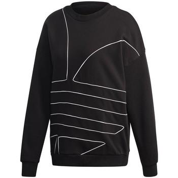 adidas  Mikiny Large Logo Sweatshirt  Čierna