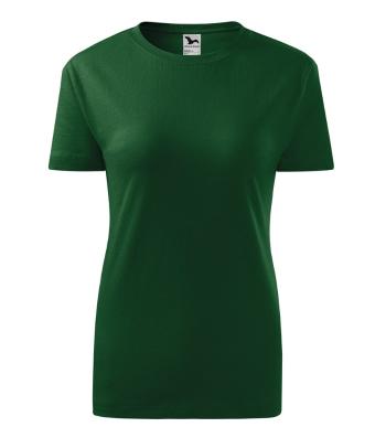 MALFINI Dámske tričko Classic New - Fľaškovo zelená | XS