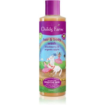 Childs Farm Hair & Body Wash umývateľná emulzia na telo a vlasy Blackberry & Organic Apple 250 ml