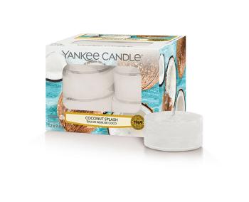 Yankee Candle Aromatické čajové sviečky Coconut Splash 12 x 9,8 g