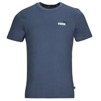 Puma  ESS  2 COL SMALL LOGO TEE  Tričká s krátkym rukávom Námornícka modrá