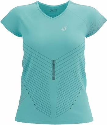 Compressport Performance SS Tshirt W Aqua/Hot Pink M M