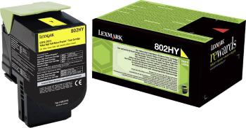 Lexmark toner  802HY CX410 CX510 80C2HY0 originál žltá 3000 Seiten