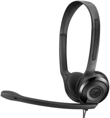 Sennheiser PC 5 Chat headset k PC jack 3,5 mm káblový na ušiach čierna