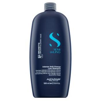 Alfaparf Milano Semi Di Lino Brunette Anti-Orange Low Shampoo neutralizujúci šampón pre hnedé odtiene 1000 ml