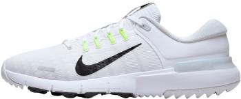 Nike Free Unisex White/Black/Pure Platinum/Wolf Grey 47,5 Pánske golfové topánky