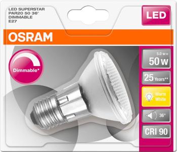 OSRAM 4058075264298 LED  En.trieda 2021 A + (A ++ - E) E27 klasická žiarovka 5 W teplá biela (Ø x d) 63.0 mm x 78.0 mm