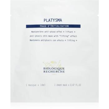 Biologique Recherche Platysma liftingová plátenná maska na spevnenie krku a brady 14 ml