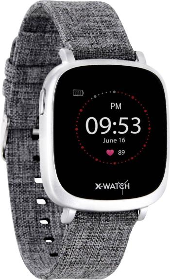 X-WATCH Ive XW Fit smart hodinky  33 mm  sivá