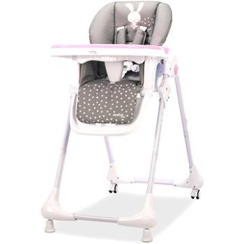 ASALVO Baby jedálenská stolička rabbit pink (8435195919639)