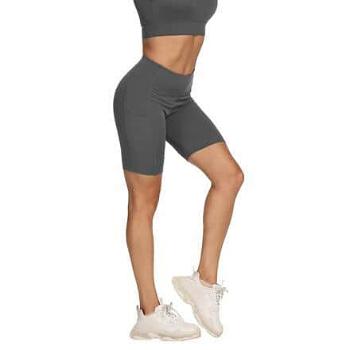 Yoga Sporty krátké sportovní legíny šedá Velikost oblečení: XL