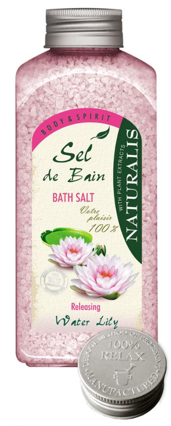 Naturalis soľ do kúpeľa s vôňou vodného kvetu 1 kg