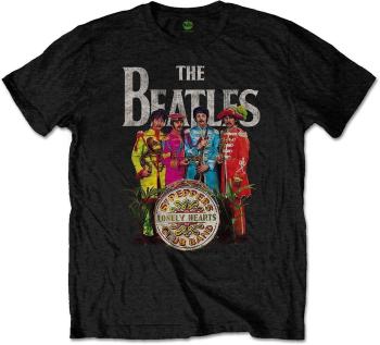 The Beatles Tričko Unisex Sgt Pepper (Retail Pack) Black M