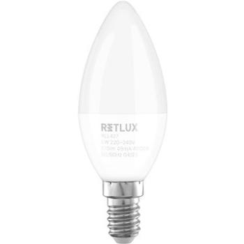 RETLUX RLL 427 C37 E14 candle  6 W CW