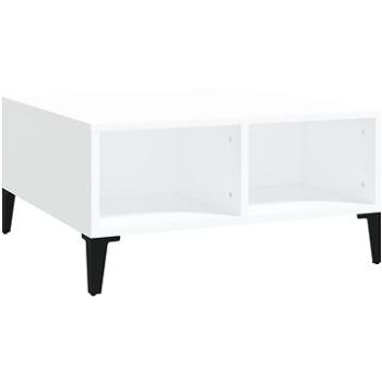 SHUMEE Konferenčný stolík biely 60 × 60 × 30 cm drevotrieska, 805986