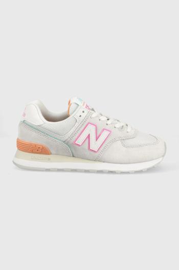 Tenisky New Balance Wl574cj2 šedá farba,