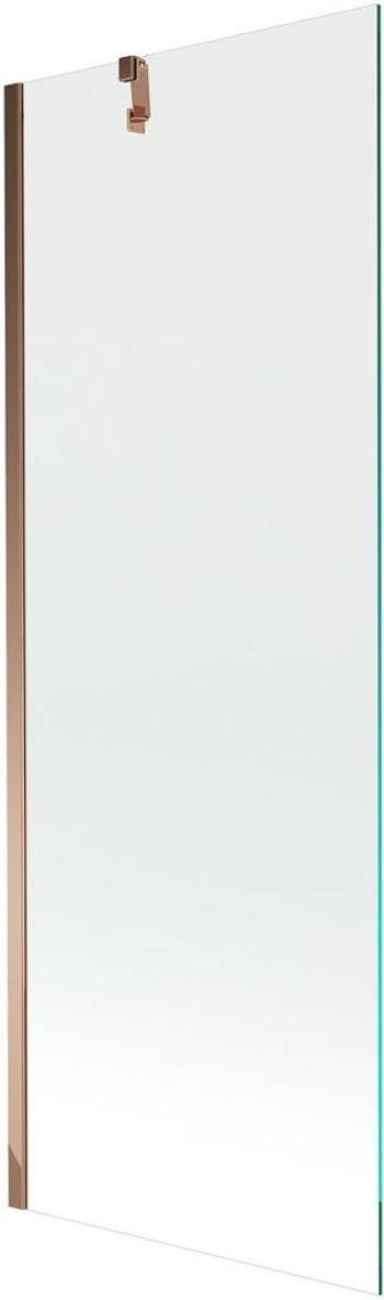 MEXEN/S - Next vaňová zástena FIX 70x150 cm, transparent, ružové zlato 895-070-000-00-00-60