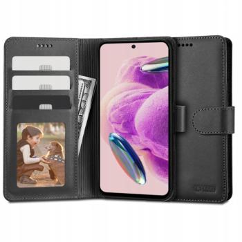 Tech-Protect Wallet knižkové puzdro na Xiaomi Redmi Note 12S, čierne