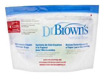 DRBROWNS DR.BROWN'S Vrecká na sterilizáciu v mikrovlnnej rúre 5 ks