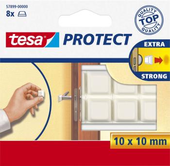 tesa  ochranný nárazník tesa®  (d x š) 10 mm x 10 mm biela Množstvo: 8 ks