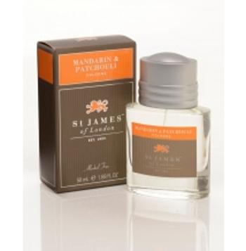 St James of London Mandarin & Patchouli kolínska voda pánska 50 ml