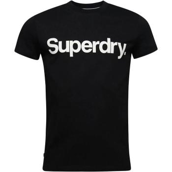 Superdry  223122  Tričká s krátkym rukávom Čierna