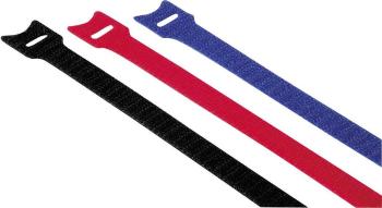 Hama káblová šnúra plast červená, modrá, čierna flexibilné (d x š) 14.5 cm x 1.2 cm 12 ks  00020536