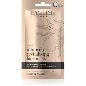 Eveline Cosmetics Organic Gold revitalizačná pleťová maska s olivovým olejom 8 ml