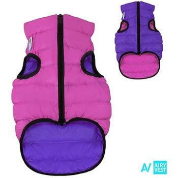 AiryVest bunda pre psov ružová/fialová (CHPbu0499nad)