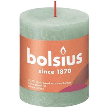 BOLSIUS rustikálna sviečka sivozelená 80 × 68 mm (8717847148025)