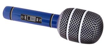 Nafukovací mikrofon - mix vzorů - UNIQUE