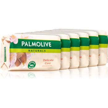 Palmolive Naturals Almond prírodné tuhé mydlo s výťažkami z mandlí 6x90 g