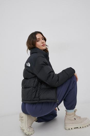 Páperová bunda The North Face W 1996 Retro Nuptse Jacket dámska, čierna farba, zimná, NF0A3XEOLE41