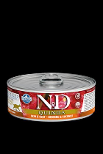 N&D CAT QUINOA Adult Herring & Coconut 80g 1 + 1 zadarmo